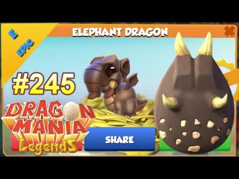 Elephant Dragon Unlocking + Hatching! - Dragon Mania Legends #245