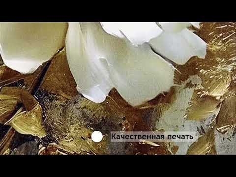 Миниатюра изображения товара Картина Декарт Белая роза 2 8Л4014 (в раме)