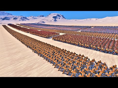 Mutant Vampires VS Spartans, Golden Knights, Romans, Heavy Knight & Archers | UEBS Battle Simulator