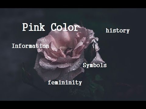 The Pink Color Information,history : Symbols,charm,femininity