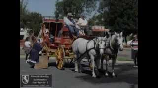 preview picture of video 'Cobb & Co. Royal Mail Coach Ride - Young NSW, Lambing Flat Festival  31-March-2012'