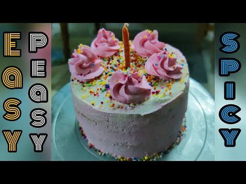 Vanilla Cake || Simple Birthday cake recipe || cake recipe