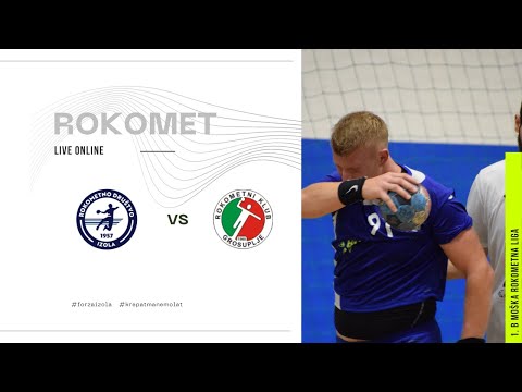 01. KROG - 1.B DRL - MOŠKI (2021/2022): RD BUTAN PLIN IZOLA : RK GROSUPLJE [PRENOS]