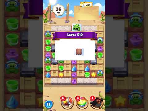Angry Birds Match [HD] Level 519 Hard