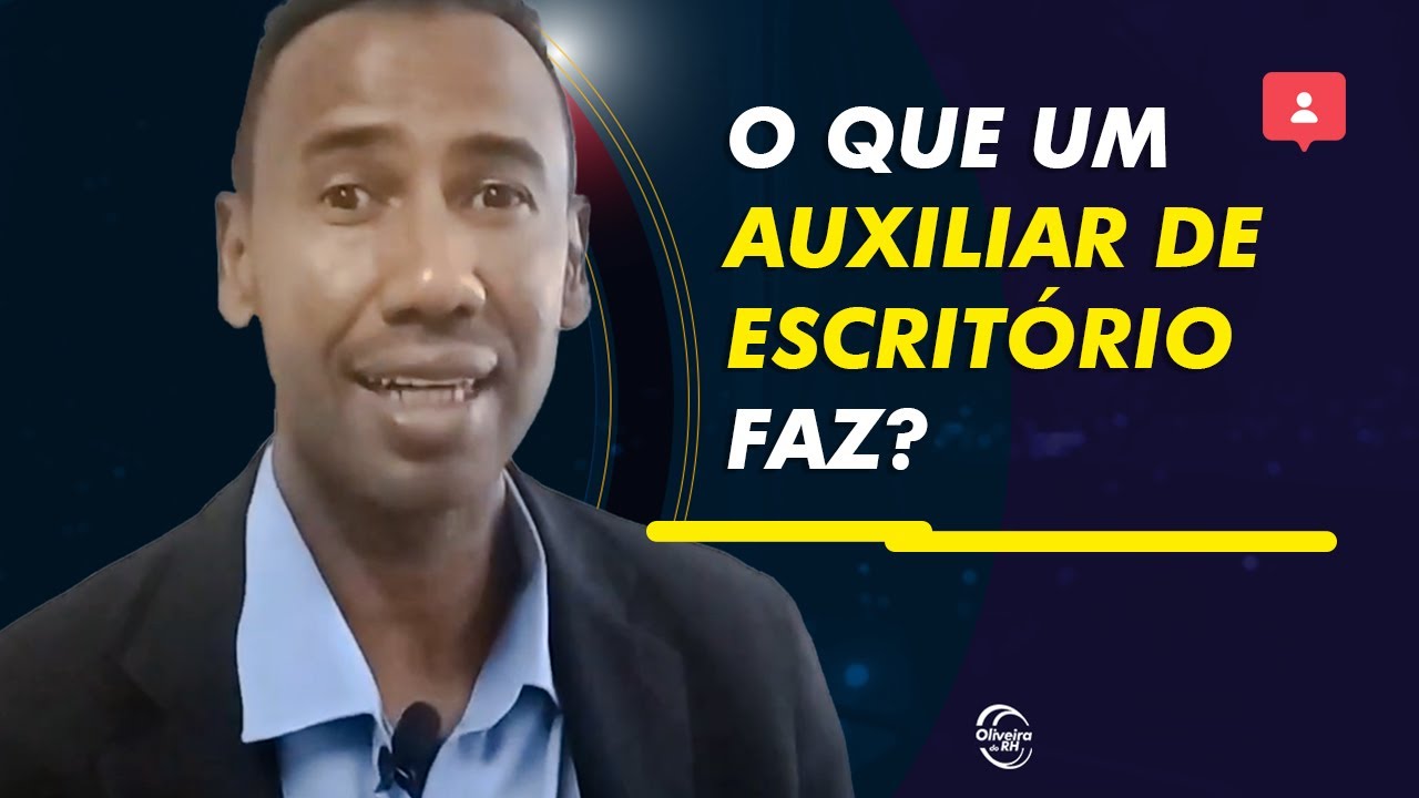O que um auxiliar de escritório faz?