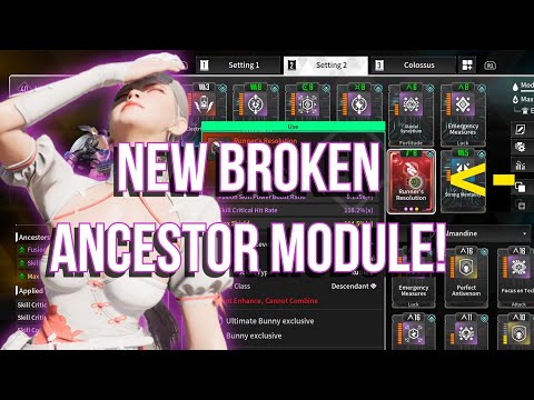 NEW Bunny ANCESTOR Module Got Me The WORLDRECORD! The First Descendant