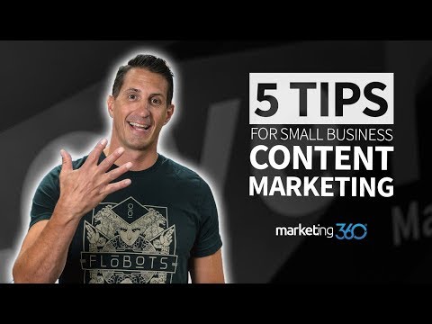 , title : 'Content Marketing Tips for Small Business - 5 Tips | Marketing 360'