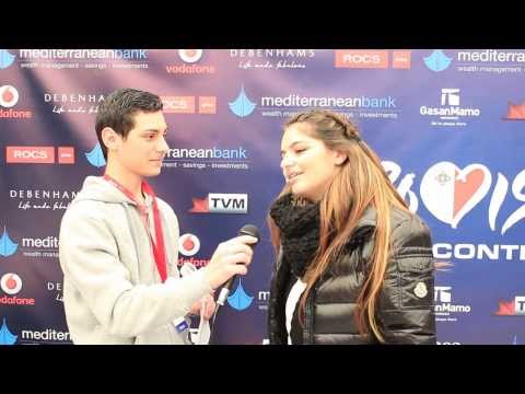 CHRISTABELLE Interview (Malta Eurovision 2014)