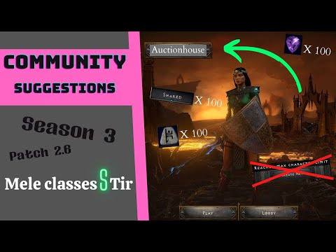 Diablo 2 Resurrected - Patch 2.6 Community suggestions!