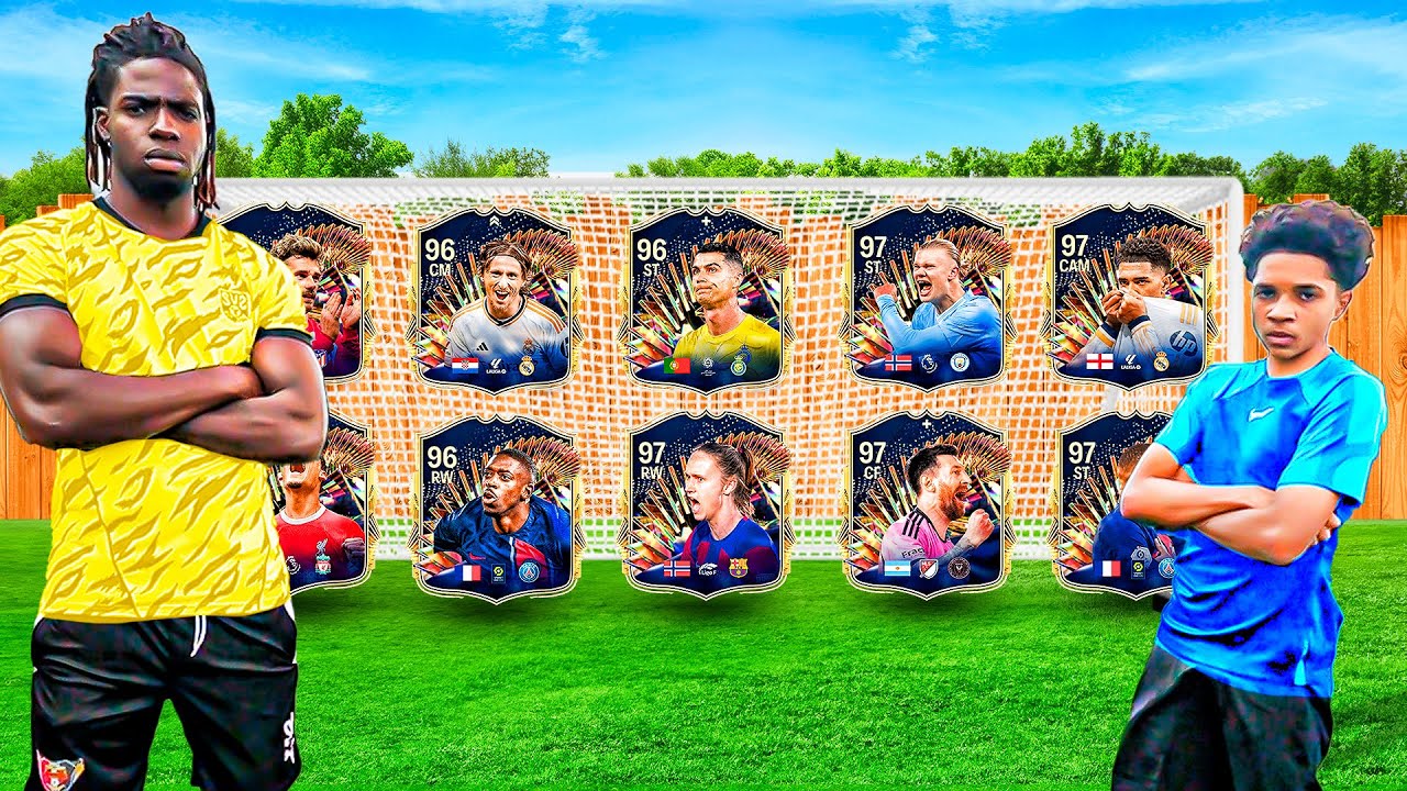 EA FC 25 ULTIMATE TEAM CARD BATTLE vs KID RONALDO!!