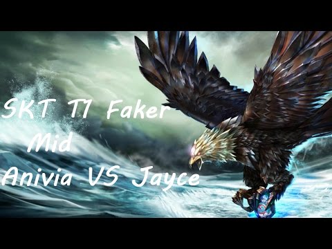 SKT T1 Faker   Anivia vs Jayce KDA 10\0\8