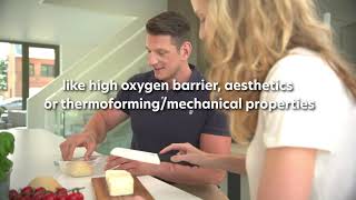 Collaborating with Alpine/EVAL™/Multivac to create 95% PE thermoformed
