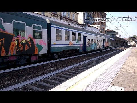 E464 238+7 piano ribassato con pilota 1965 - Monza 23/08/2017