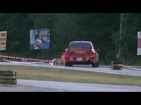 Grzegorz Waszkowski Mitsubishi EVO IX SuperOES VII El. Tor Kielce 17-07-2010