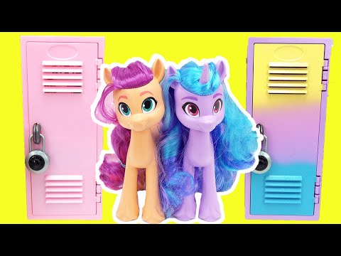 My Little Pony A New Generation DIY Custom Back to School Locker Organization! Sunny and Izzy