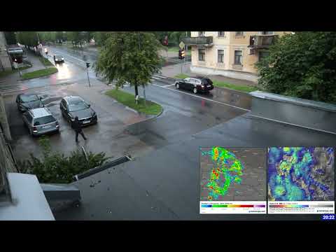 Pērkona negaiss Jelgavā 16.07.2023. || Thunderstorm at Jelgava, Latvia 16.07.2023.