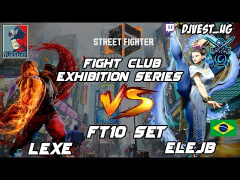 Street Fighter 6 Fight Club Exhibition Series - Lexe VS ELEJB FT10 Set (Brazil Set)
