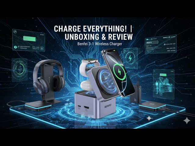 Vídeo relacionado con BENFEI Docking Station USB C, 8-en-1 Hub USB C con Triple Pantalla, Doble HDMI, VGA, 3*USB 3.0, Entrega de Potencia de 100W, Audio AUX de 3.5mm Compatible con MacBook Pro, XPS y más.