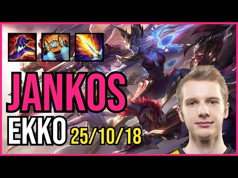 JANKOS - EKKO vs. GRAVES Jungle | EUW CHALLENGER | PATCH 10.25