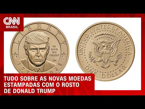 Donald Trump estampa nova moeda nos Estados Unidos | CNN BRASIL