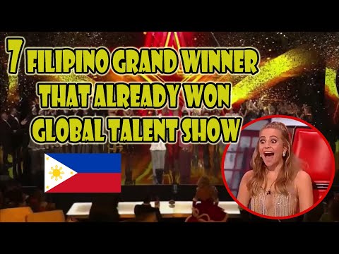 7 Filipino Won The Grand Finals In Talent Show Globally
