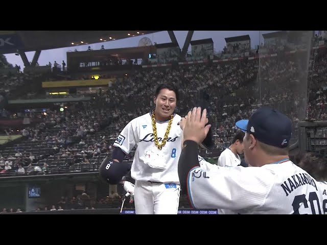 【3回裏】復帰して即活躍!! ライオンズ・渡部聖弥 レフトスタンドにソロホームラン!! 2025年6月27日 埼玉西武ライオンズ 対 北海道日本ハムファイターズ