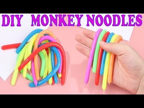 Diy Pop It Monkey Noodles Fidget Toys | Diy Fidget Toys | Diy Toys |