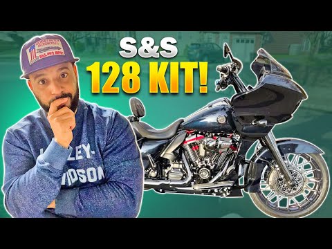 Riding a CVO Road glide with an S&S 128 kit