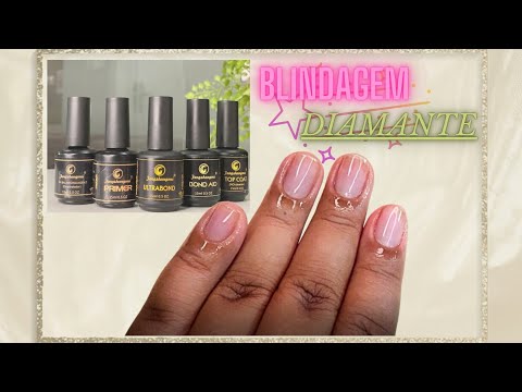 Como fazer blindagem de diamante nas unhas naturais