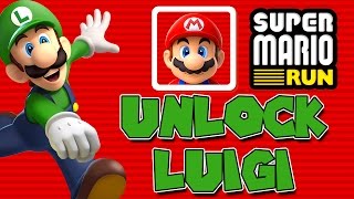 UNLOCK LUIGI! | Super Mario Run | The Quest for LUIGI | HOW TO UNLOCK LUIGI
