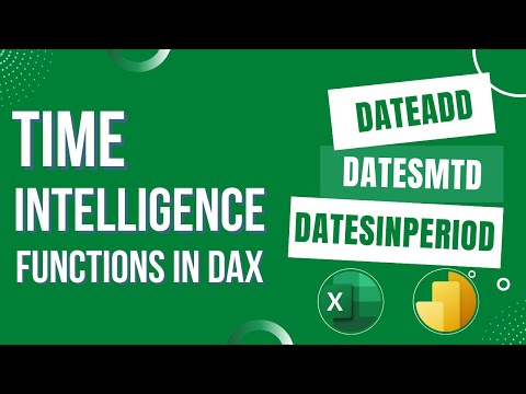 Time Intelligence Functions in DAX | DATEADD, DATESMTD, DATESINPERIOD