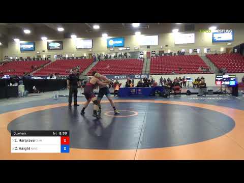 2018 Marine Corps US Open/Senior Men's Greco-Roman 87 Quarters - Easton Hargrave (Olym) Vs. Cheney