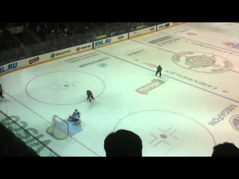 Cipulis scores his first goal in KHL !