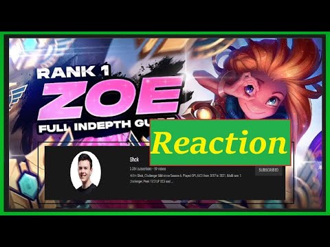 I React To Shok`s S12 Zoe Guide | Rank 1 Zoe