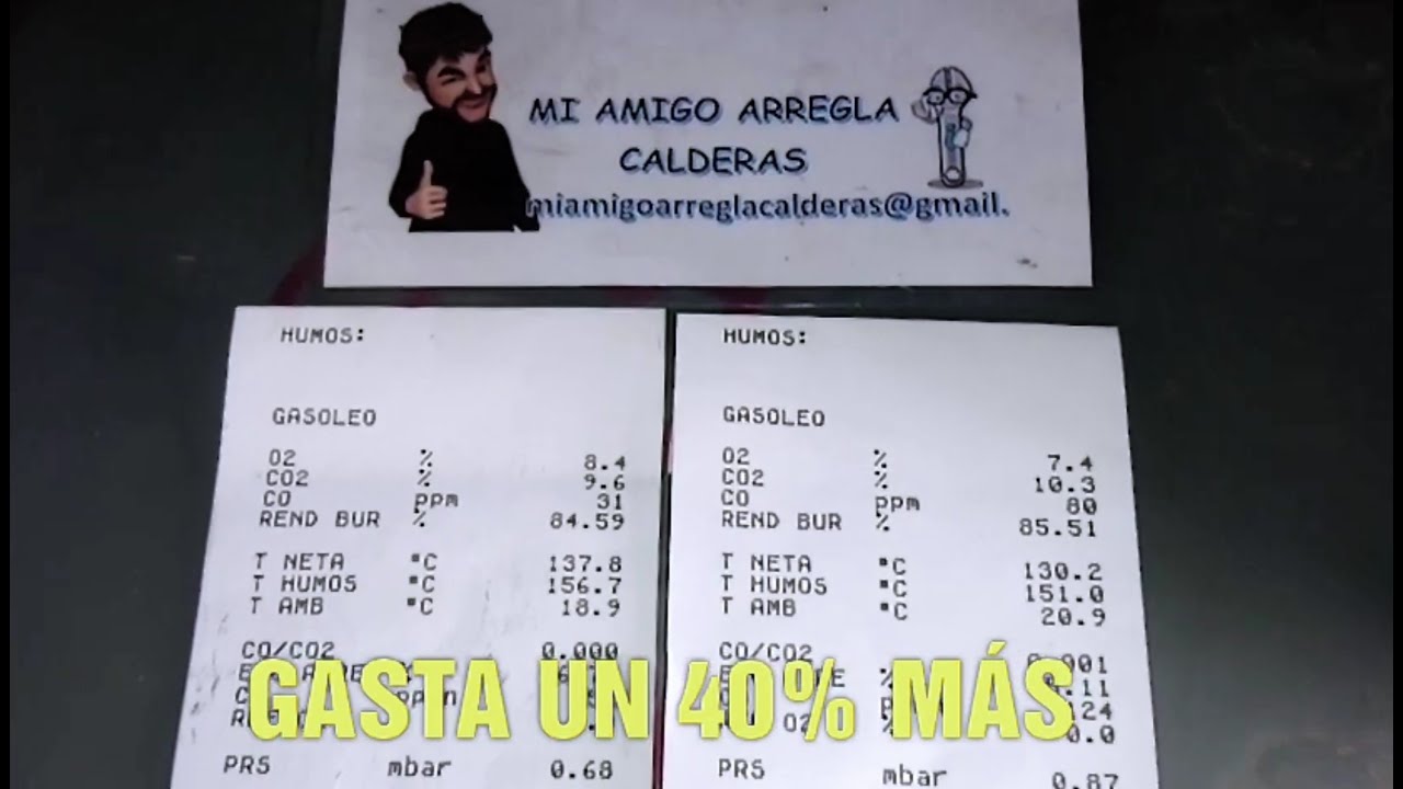 Calefacción que gasta mucho gasoil, análisis de combustión dice que está bien la caldera