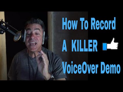Recording A Commercial Voice Over Demo with Joe Cipriano - How To Do Voice Over