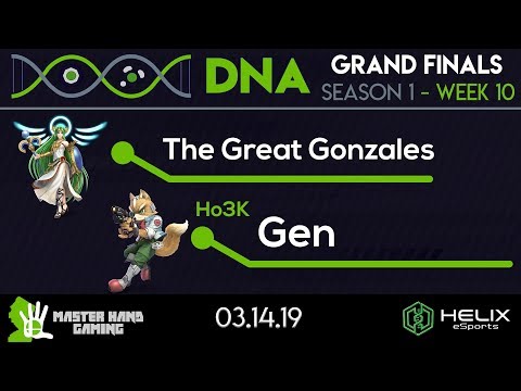 DNA 1.10 - The Great Gonzales (Palutena) vs Ho3K | Gen (Palutena, Fox) - Grand Finals