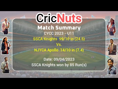 SSCA Knights vs NJYCA Apollo - 09/04/2023 - CYCC 2023 - U11-CYCC 2023 - U11