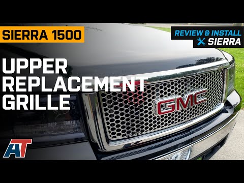 2007-2013 Sierra Upper Replacement Grille; Chrome Review & Install