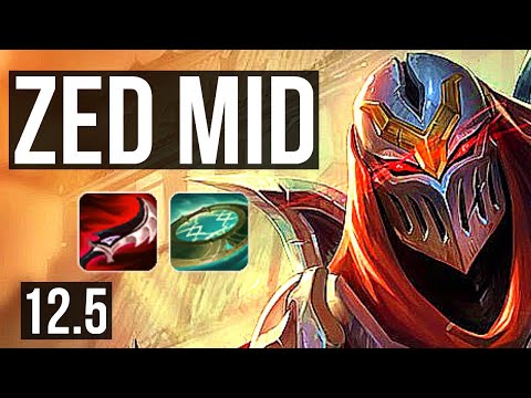 ZED vs SETT (MID) | 8/0/4, Legendary, 1.0M mastery, 300+ games | EUW Grandmaster | 12.5