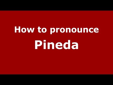 How to pronounce Pineda (Brazilian Portuguese/Brazil)  - PronounceNames.com
