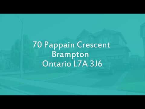 70 Pappain Crescent Brampton