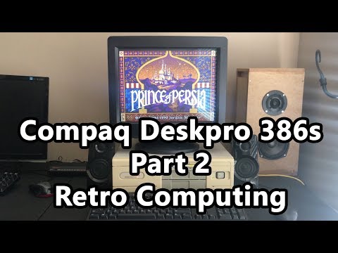Compaq Deskpro 386s Part 2 - Retro Computing - 500 Subs
