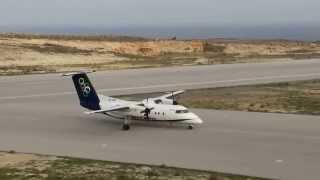 preview picture of video 'DASH 8 - 102 , OLYMPIC AIR ( SX-BIP ) , landing @ JSH .'