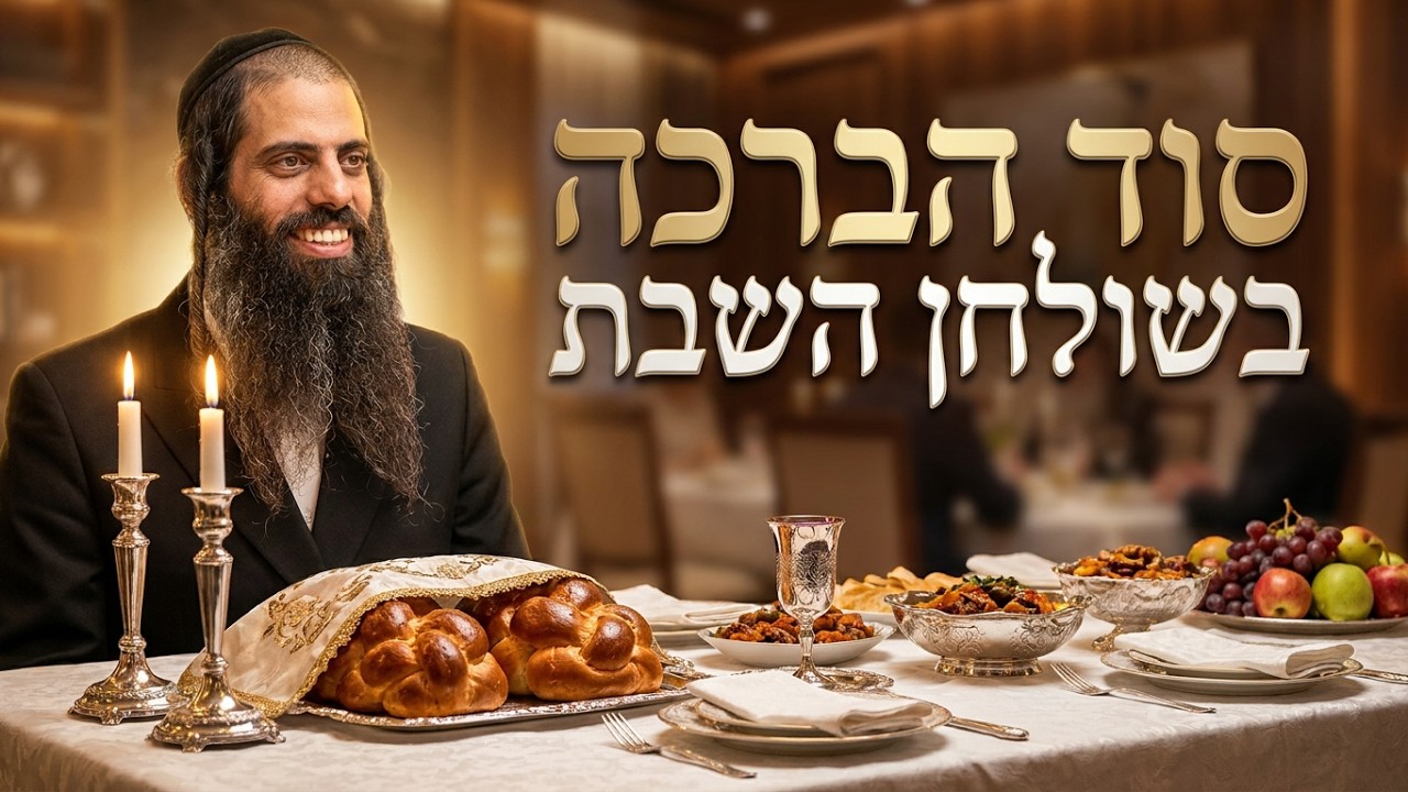 הרב נהוראי דוד מקור הברכה: למה כדאי להשקיע בשולחן השבת שלכם?
