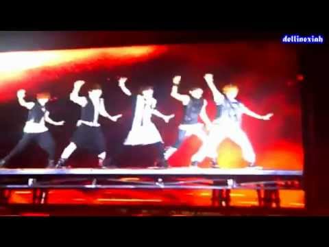 [fancam] HD 120922 SHINee feat EXO-M Luhan - Lucifer @ SMTown World Tour Live 3 in Jakarta