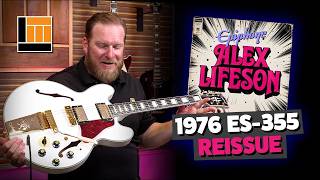ALEX LIFESON'S New Epiphone 1976 ES-355 - STUNNING