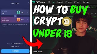 HOW TO BUY CRYPTO UNDER 18!