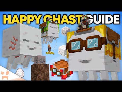 EVERYTHING ABOUT THE HAPPY GHAST IN THE NEW MINECRAFT UPDATE