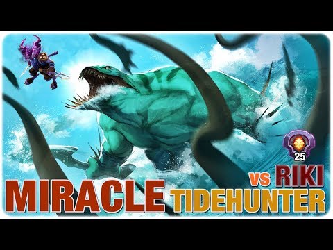 Miracle Tidehunter Carry MID Counter 25 Level Cancer Riki